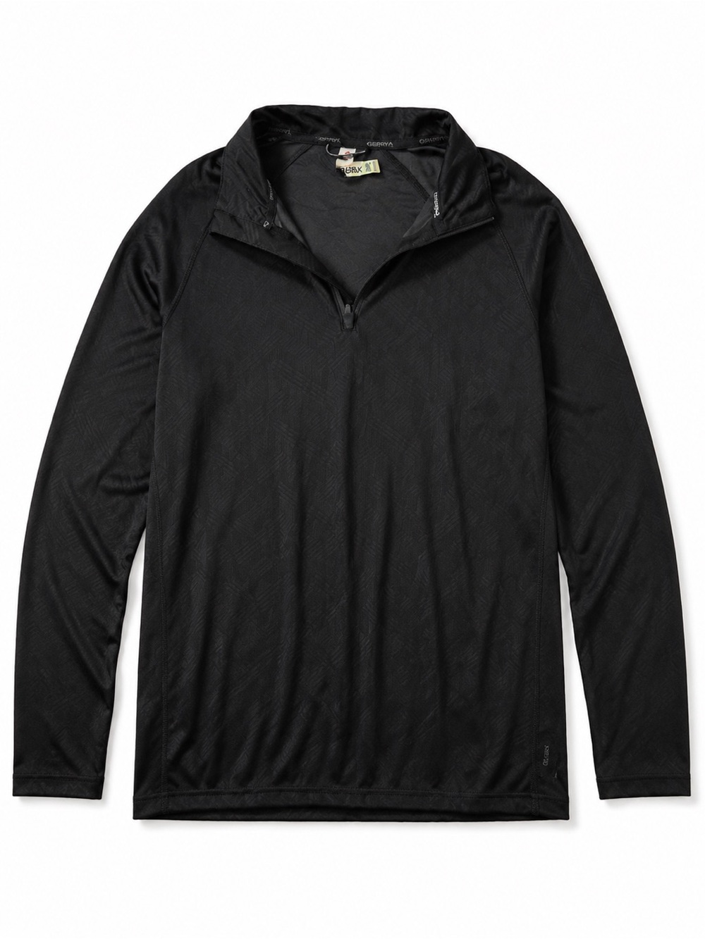 Gerry Weber Black Men's Performance Quarter-Zip Pullover Jacket